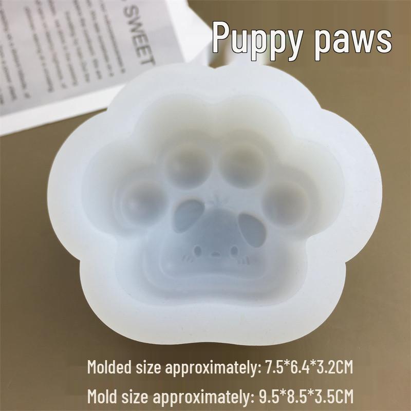 Симпатичная силиконовая форма в виде лапы животного для выпечки и рукоделия