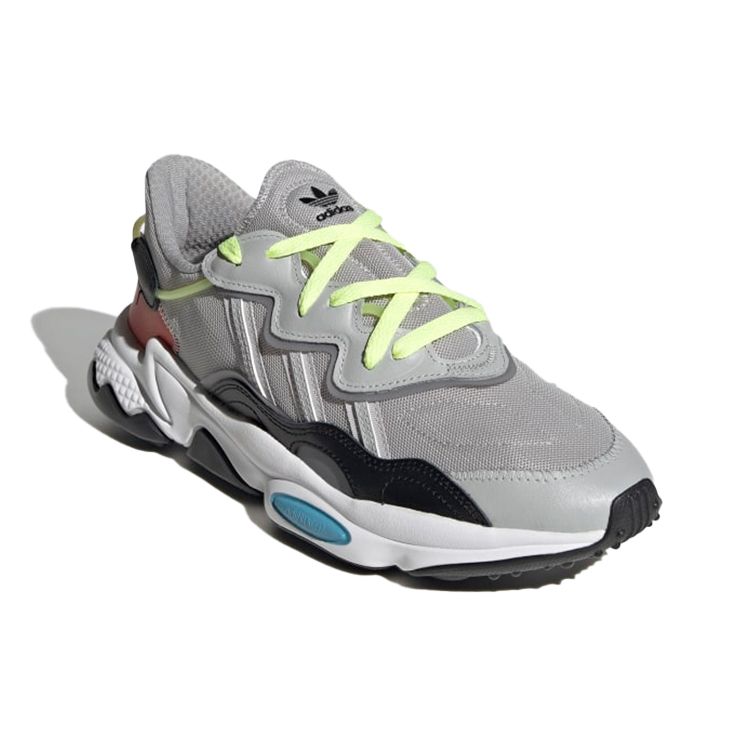 adidas Ozweego Серый Туманно-голубой Унисекс Кроссовки Серо-два Основной черный FX6058