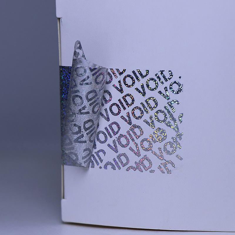 50 шт. Наклейка с защитой от гарантии, защитная пломба, хрупкая бумага, защита от несанкционированного доступа, гарантия, аннулирование, наклейки, самоклеящаяся этикетка