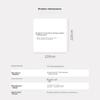 Jinghuisichuang Disposable Tablecloth, Extra Thick, 220*220cm, for Restaurants, Banquets, Wedding Tables, Square Shape, 10 Pieces