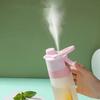 1-8PCS Spacious Outdoor Use Portable Handy Cup Straw Mist Water Bottle Running Exercise Outdoor Use Athletic Drinking Water Bottle