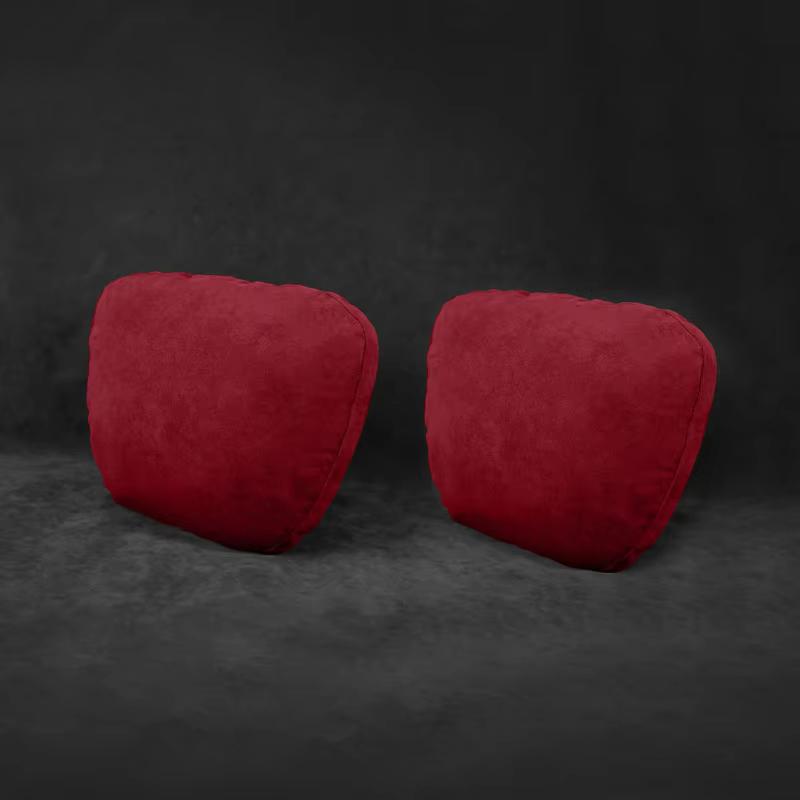ABX2 For Citroen Ami Basalt Berlingo C3 Aircross C4 Cactus C5 X Suede Car Neck Rest Pillow - Auto Seat Neck Support Accessories