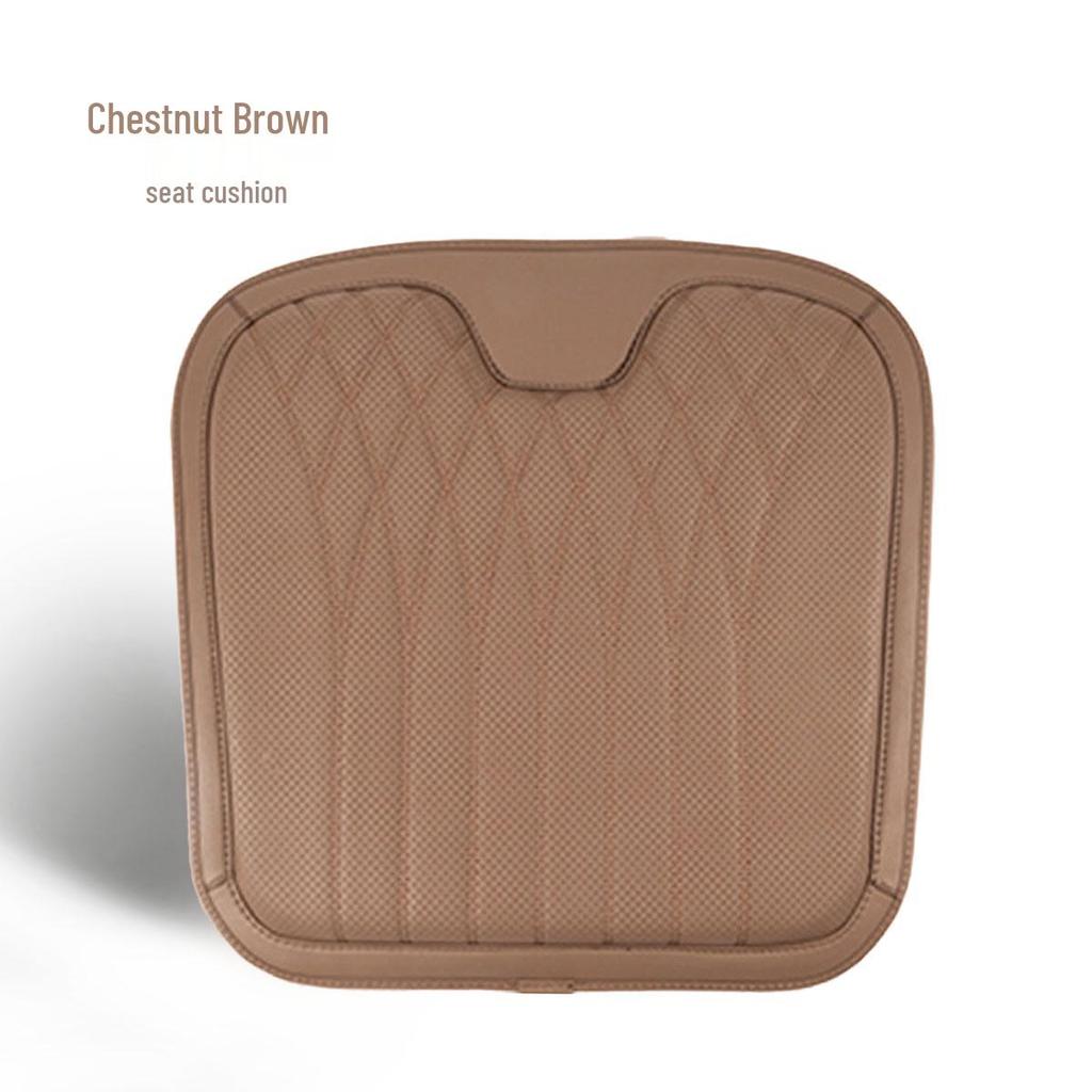 Подушка для поясничной поддержки из кожи наппа - Универсальная подушка сиденья из пены с памятью для всех сезонов