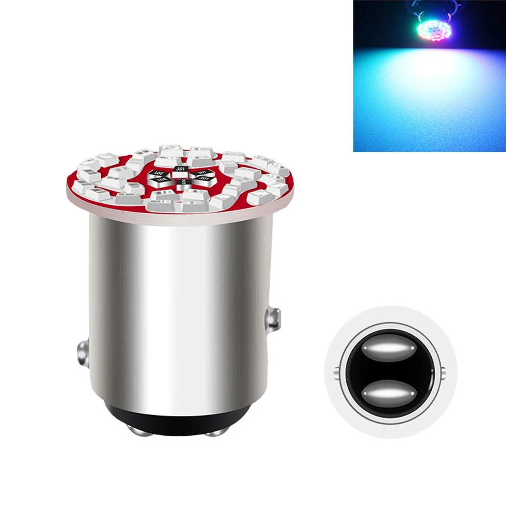 1157 BAY15D P21 Светодиодная лампа стоп-сигнала 5 Вт 1156 BA15S P21W Лампы 30 SMD Указатель поворота Посадка Автомобильный стоп-сигнал Задний фонарь Автомобильный свет ДХО