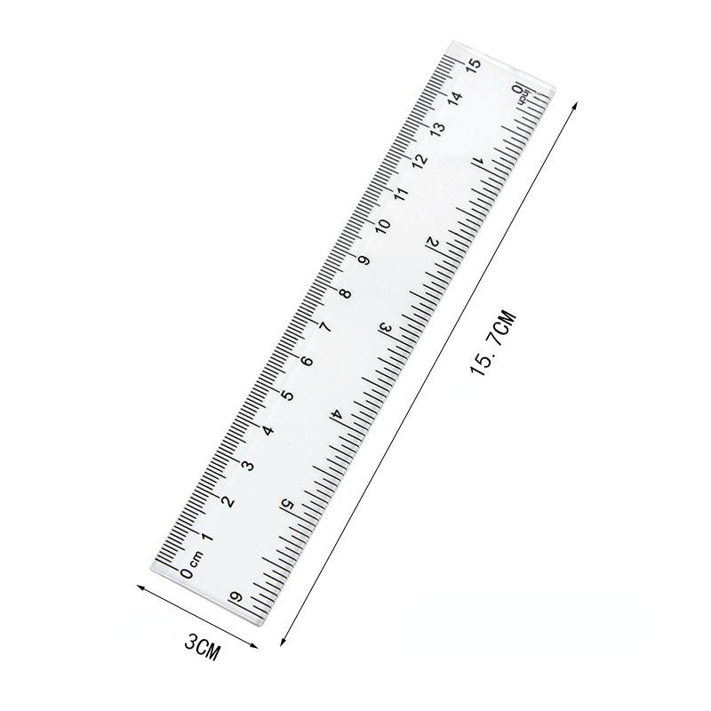 Прямая линейка 20/30/40/50 см, креативная прозрачная линейка из жесткого пластика, студенческие принадлежности, школьные принадлежности, офисные аксессуары