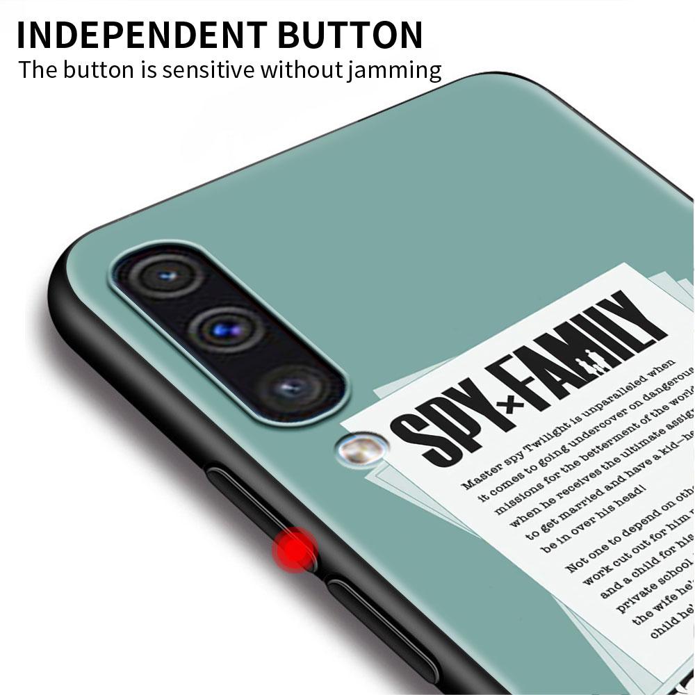 Мягкий чехол для Samsung Galaxy Note 20 Ultra 10 Plus Lite A50 A70 A20 A40 A20e 9 8 A60 A10e Funda, чехол для телефона SPY×FAMILY Anime Sac