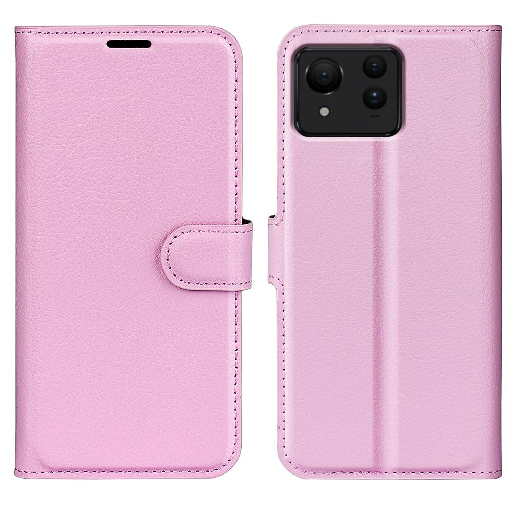 Чехол для Asus Zenfone 11 Ultra 5G с текстурой личи, держателем для карт, защитная крышка для телефона