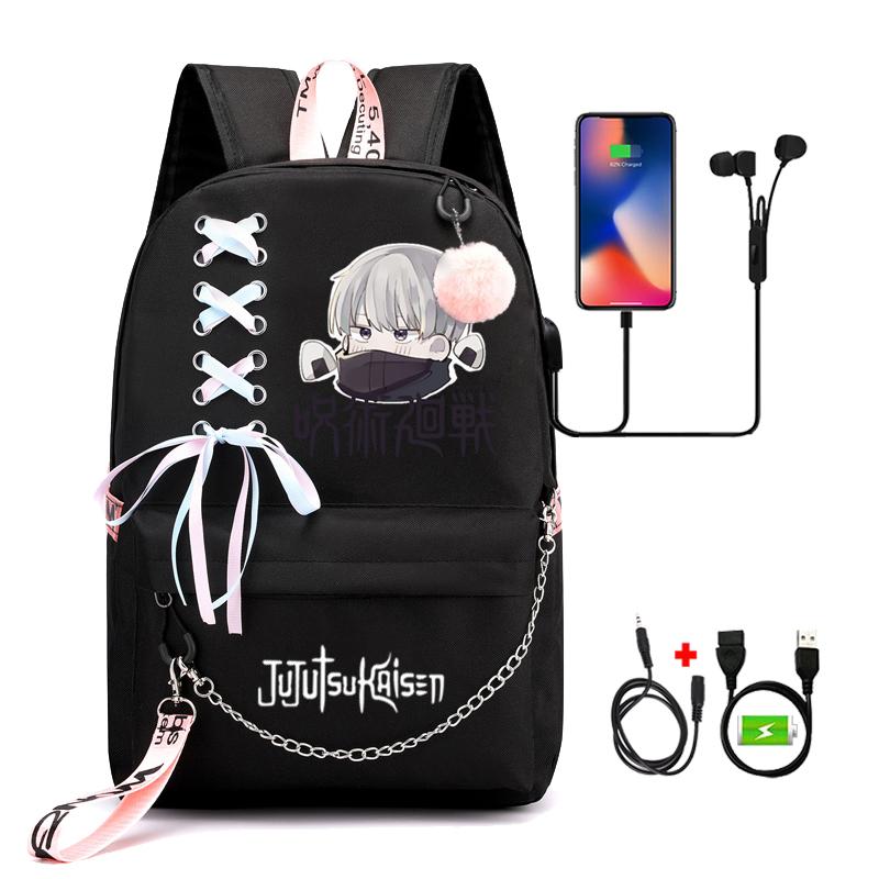 Рюкзак в стиле аниме с принтом, школьная сумка для подростков, студентов, книжная сумка с героями мультфильмов, уличный рюкзак, детский рюкзак для мальчиков и девочек