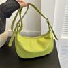 IELGY Women's Fashion Simple Large Capacity Shoulder Bag, Green Dumpling Bag, Casual Fashion Messenger Bag