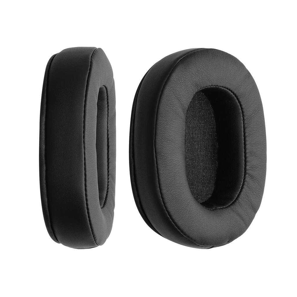 Чехол для наушников kwmobile 2x, совместимый со сменными амбушюрами Sony, искусственная кожа, черный WH-L600 -