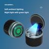Car LED Ashtray Atmosphere Light Ashtray For VW Golf Amarok T5 Phaeton GTI ID3 Car Flame Retardant Cigarette Holder Cup keychain zh6
