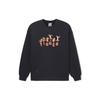 Li-Ning X Disney Winnie The Pooh Cartoon Alphabet Print Sport Pullover Sweatshirt Unisex Tops Black AWDS547-1