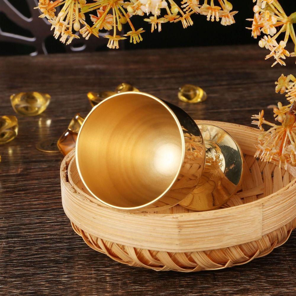Carved Desktop Ornaments Not Fade Wine Cup Exquisite Goblet  Dining Room