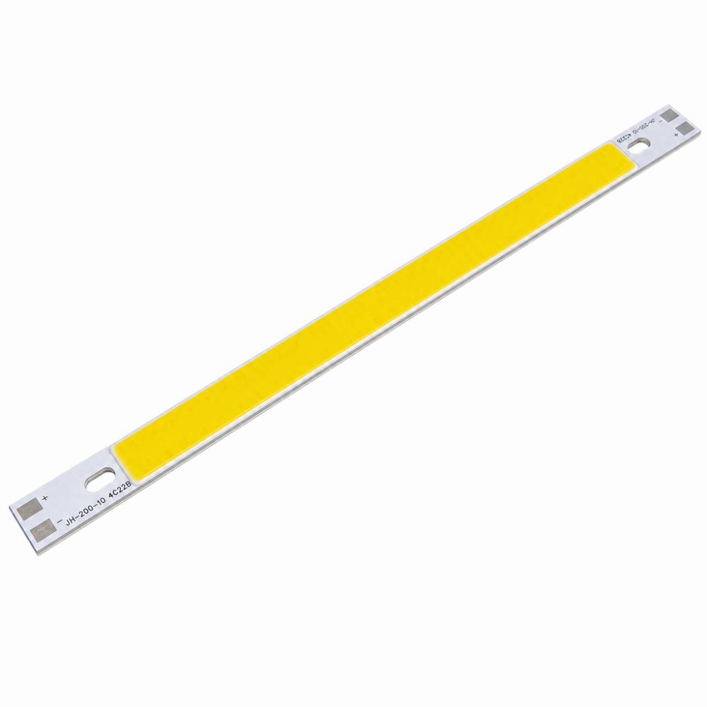 2PCS 12-14V COB LED Light Chip 10W LED Light Board Strip Shape Light Source  Recessed Lighting