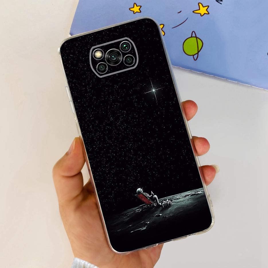 Чехол для Xiaomi Poco X3 Pro Новый Модный Расписной Чехол Прозрачный Силиконовый Мягкий ТПУ Чехол для Телефона Для Xiaomi Poco X3 NFC PocoX3 Pro Корпус