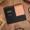 Minimalist Design 2026 Desktop Calendar Spiral Binding Memo Calendar Checklist Planner  Office Use