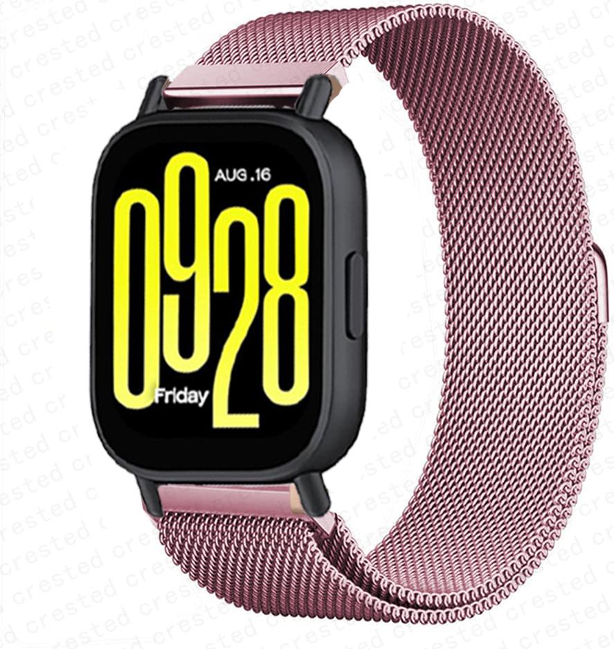 Миланский браслет для Xiaomi Redmi Watch 5 Active Металлический Браслет из Нержавеющей Стали ремешок Redmi Watch 5 Lite Магнитный Браслет