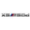 7.3cm for M logo new gray ABS letter sticker trunk badge For BMW X3 M40D 40I X4 M40D X5 M50D 50I X6 M50D 50I X7 M50D 50I DA9