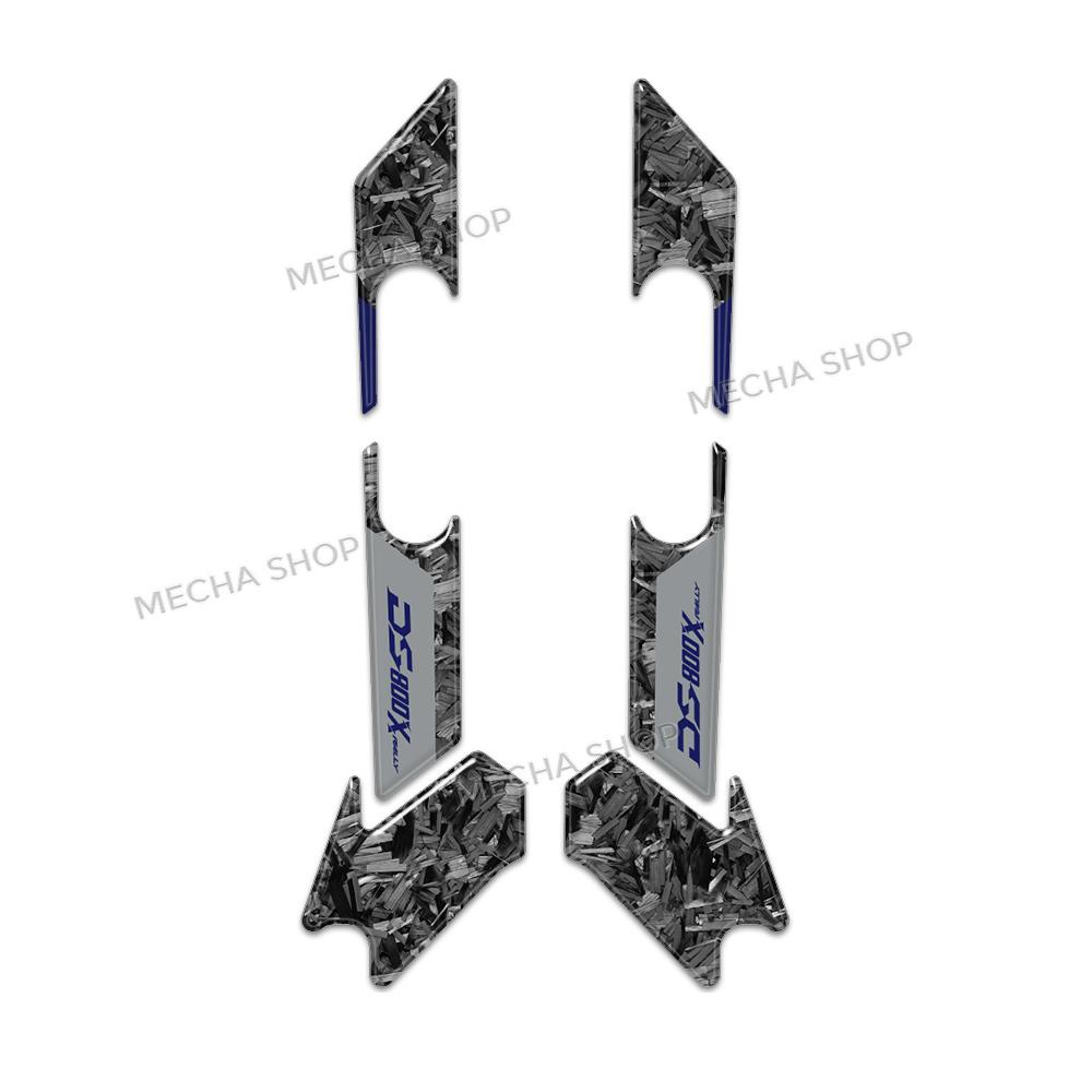 For Voge DS800X 800 DSX DS800 Rally 2025 Motorcycle 3D Stickers Tank Pad Protection Kit Accessories Hand Guard Decal
