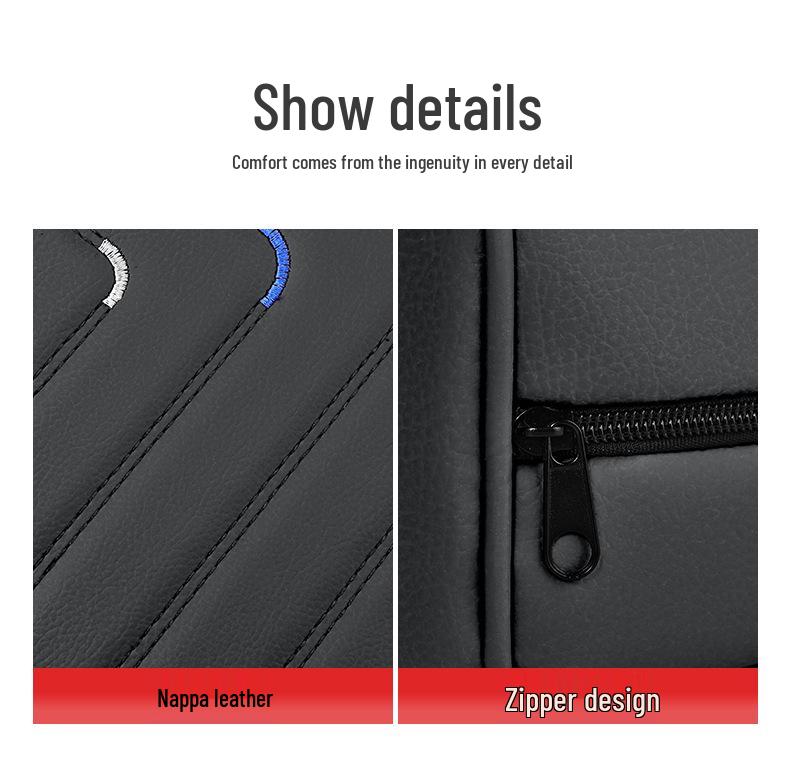 Универсальная подушка из пенополиуретана для подлокотника автомобиля с держателем для коробки с салфетками.