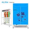 Silent Energy-Saving Folding Clothes Dryer with Sterilization - Large Capacity Quick Dry Wardrobe