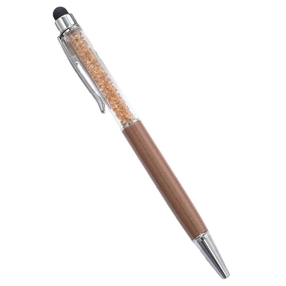 Spinning Rose Gold Crystal Ballpoint Pen Shiny Gift Metal Crystal Pen School
