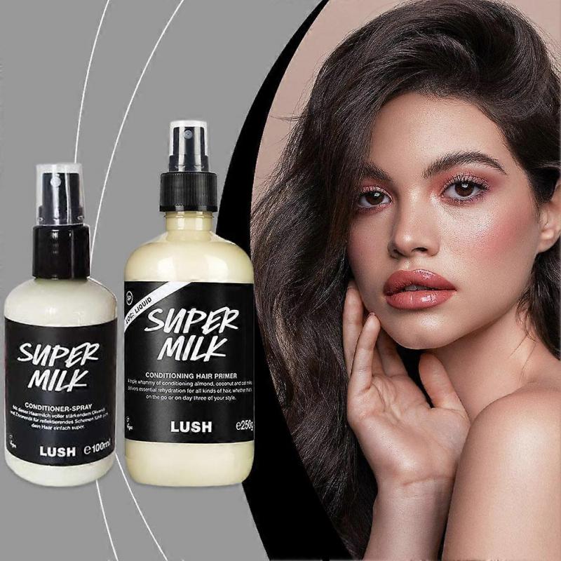 Спрей для волос с овсяным молоком с термозащитой Глубокое питание для сильных, гладких, послушных волос