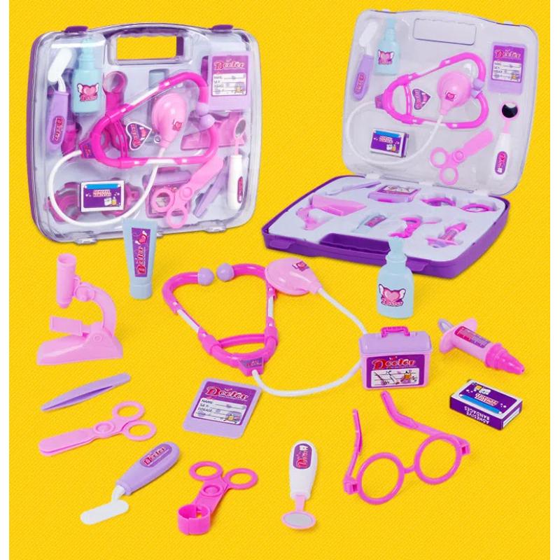 Детский симулятор медицинских инструментов, многокомпонентный портативный медицинский набор, игровой домик, игрушки для врачей