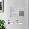 Yousheng Акриловая магнитная доска для заметок Сухостираемая записная книжка для холодильника с сильными магнитами Устойчивый к царапинам календарь для планирования для кухни офиса