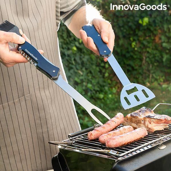 Ensemble d ustensiles pour barbecue 5 en 1 Bbkit