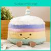 Cake Birthday Plush Toys Rainbow Cake Design Soft Stuffed Dolls Gifts Girls