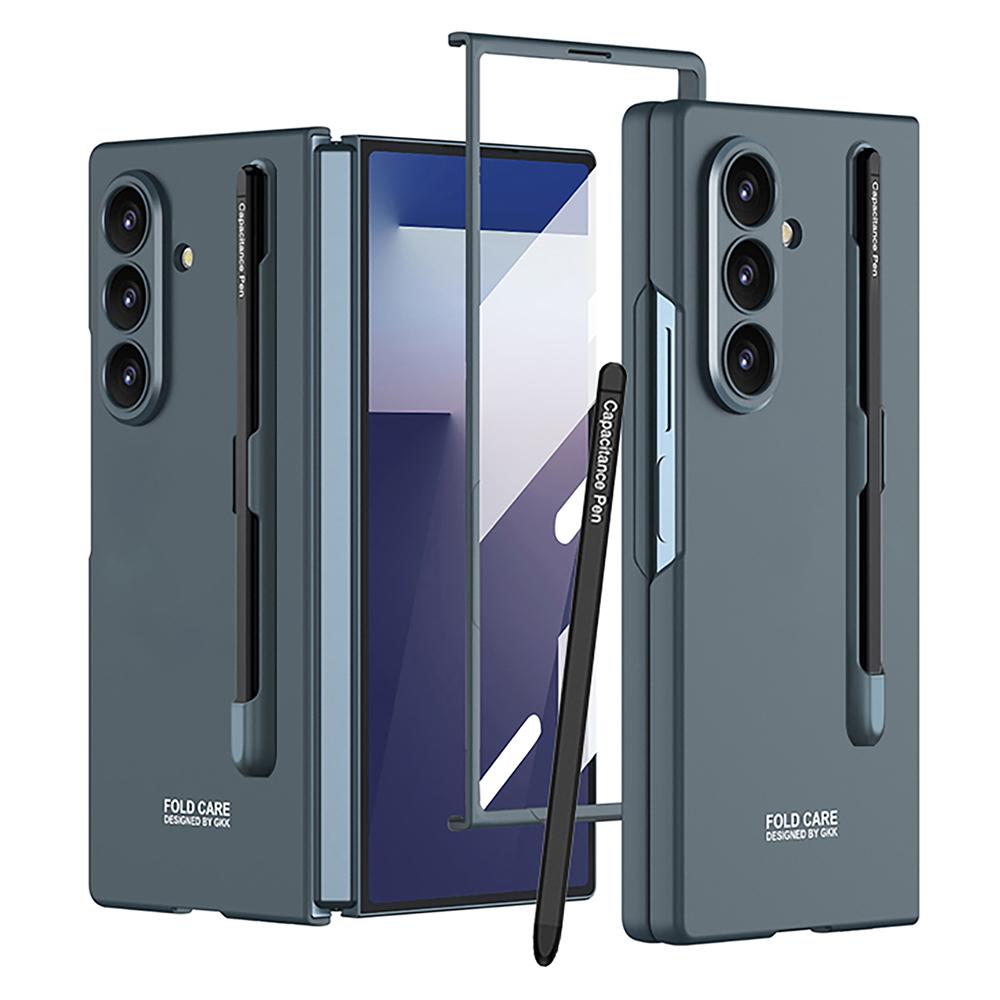 GKK For Samsung Galaxy Z Fold7 5G Case with Stylus PC+Tempered Glass Slim Phone Back Cover