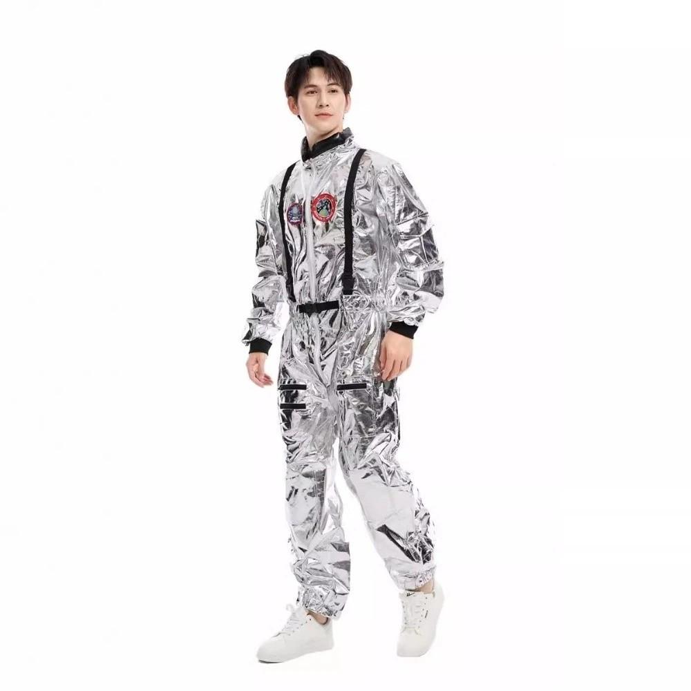 Jumpsuit Style Astronaut Costume Fancy Dress Space Suit Couple Costume Spacesuit Dress Up