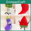 Colorful Cartoon Vegetable Plush Toy Set Featuring Cute Watermelon Broccoli And Pepper Designs For Kids Room Decor And Cuddly Comfort