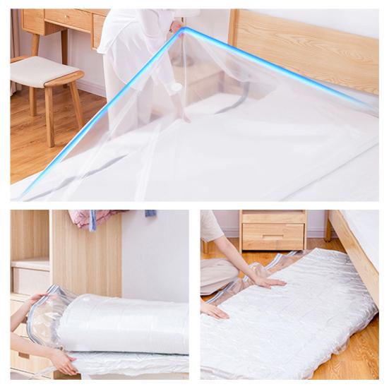 Vacuum Storage Bag Reusable Space Saving Mattresses Storage Bag Dust-proof Mattress Compression Bag for Home