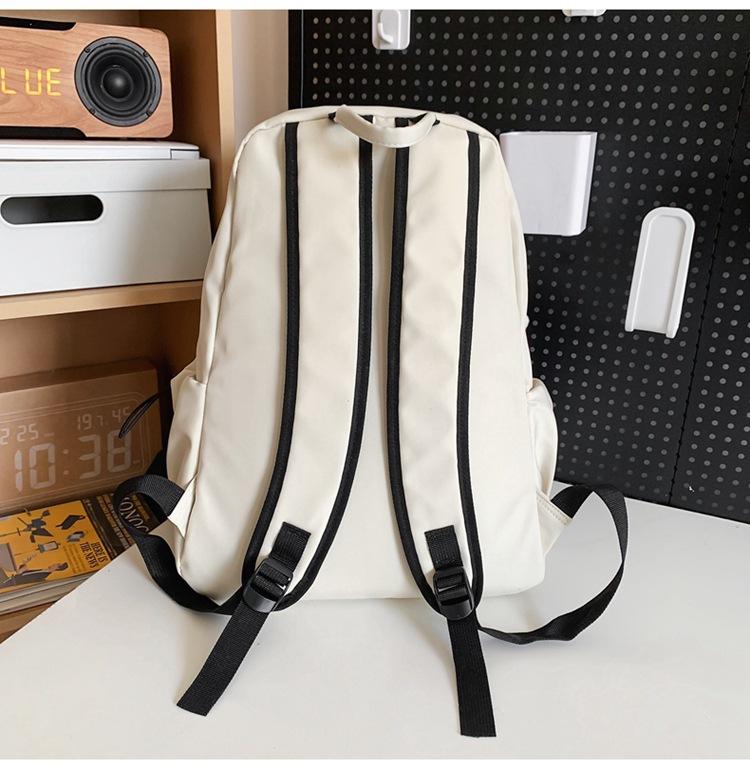 Рюкзак школьной сумки сплошного цвета Унисекс для учащихся средней школы