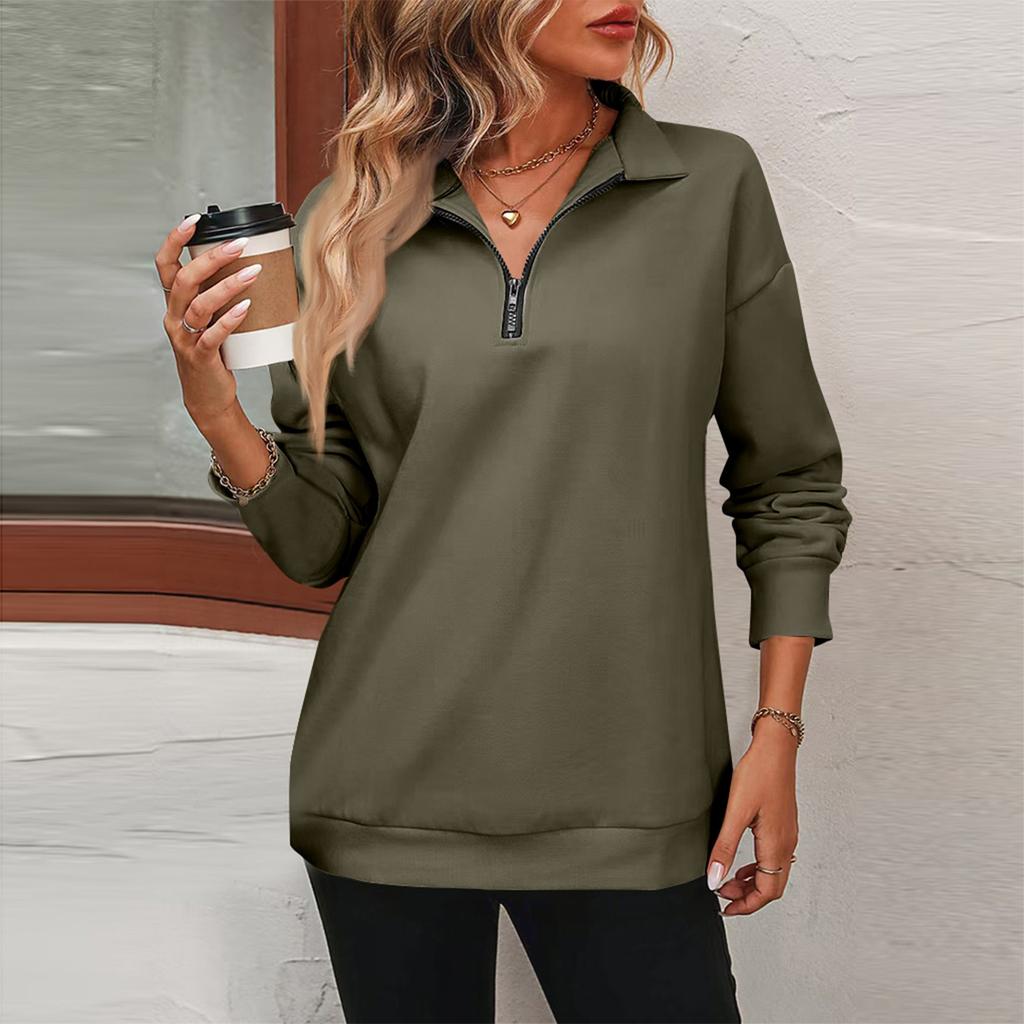 Women Tops Long Sleeve R-Neck Shirts Fall Fashion Casual Business Tunic Blouses