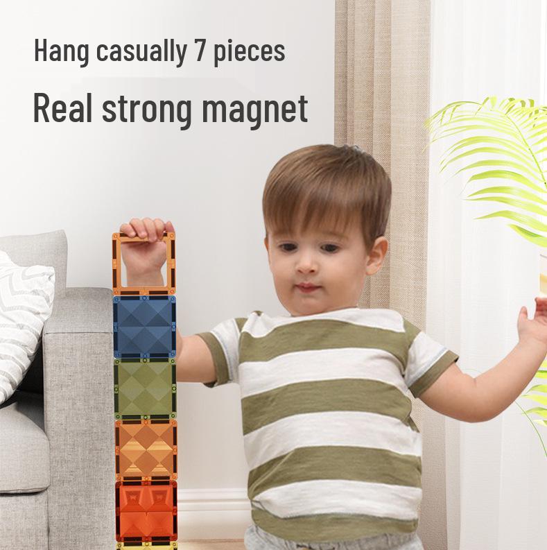 Магнитные плитки для окон «Изумруд»: Образовательные строительные блоки для детей