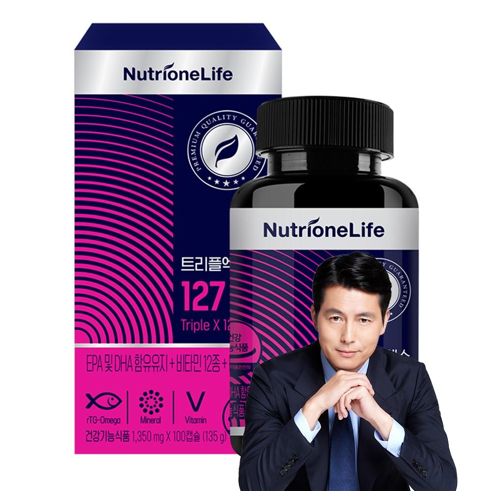 NUTRIONE Triple X 127 (1350mg X 60 Ea/100ea) 1 BOX