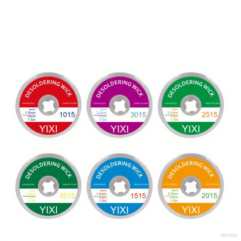 1Pcs Soldering Wick Tin Lead Cord Flux 1-4Mm 1.5/3Meter Desoldering Mesh Braid Tape Copper Welding Point Solder Remover Wire