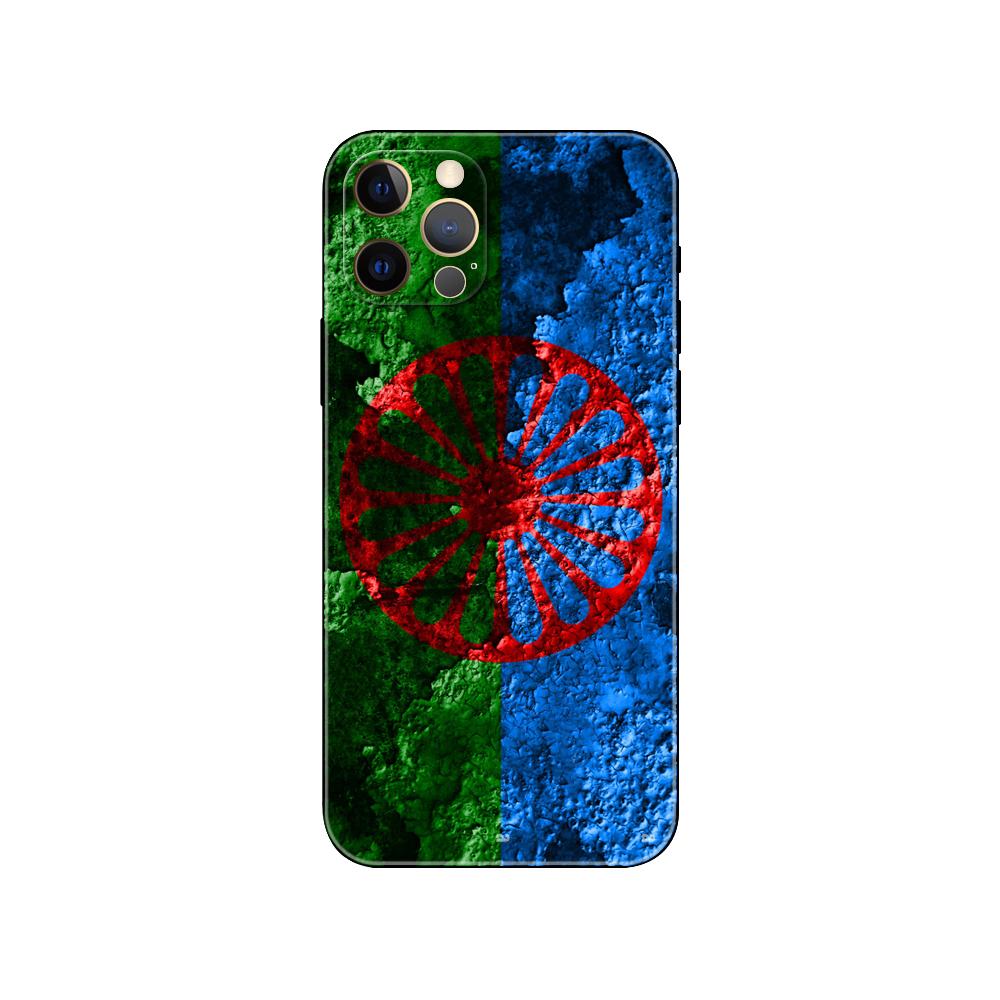 Чехол для телефона Gypsy Romani Roma Flag для iPhone 5 5S 2020se 6 6s 7 8 plus x 10 XR XS 11 12 13 mini pro MAX, черная задняя крышка из ТПУ