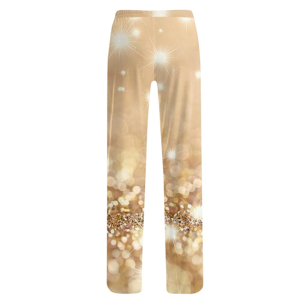 Женские милые брюки с цветочным принтом на завязках, повседневные пижамные брюки