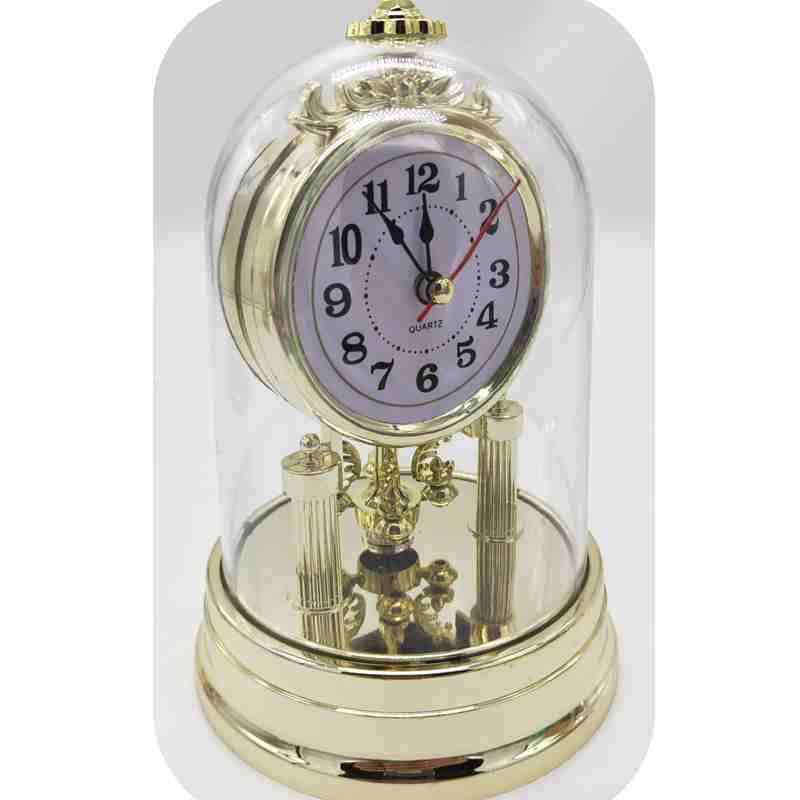 Simple and Classic Central and Eastern European Retro Living Room Clock Antique Silent Table Clock