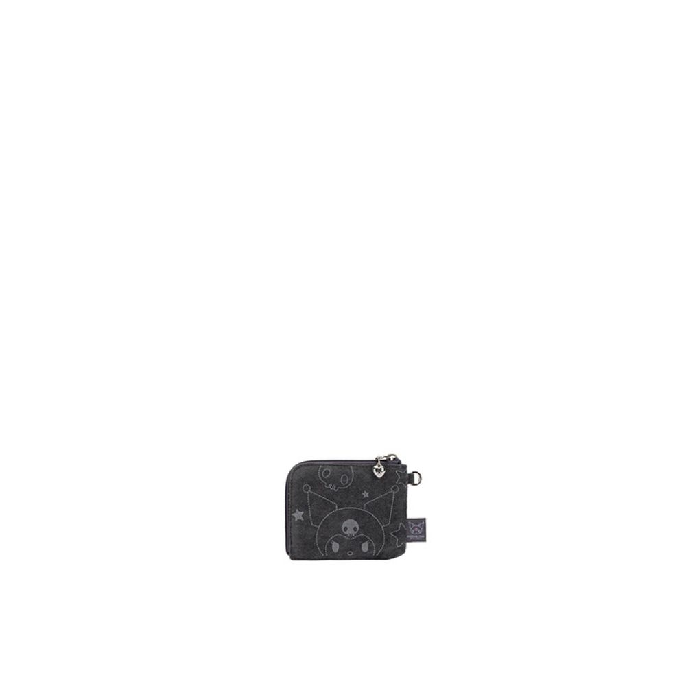 JOSEPH & STACEY Джинсовый брелок-кошелек для карт Kuromi Стиранный уголь