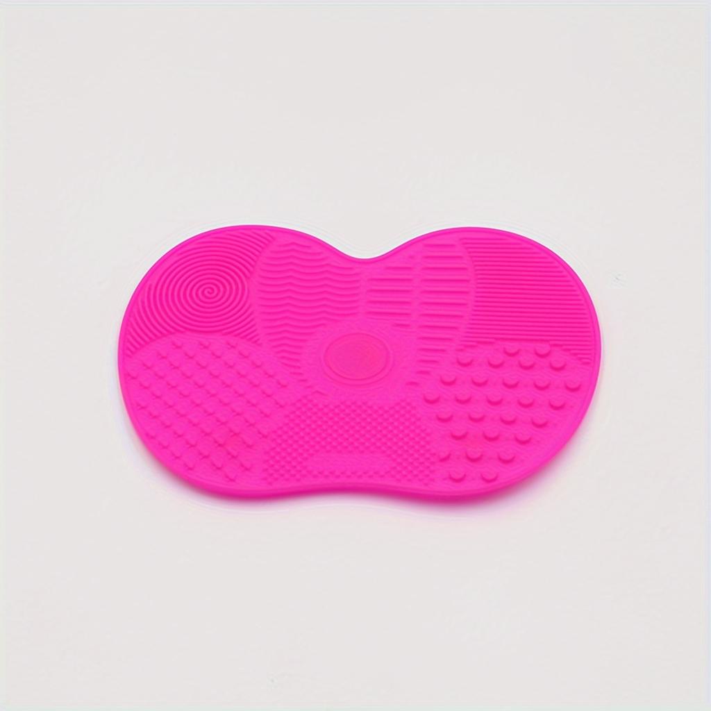 Многофункциональный коврик для чистки пудры с присоской, силиконовый коврик для кистей, инструмент для чистки косметических кистей