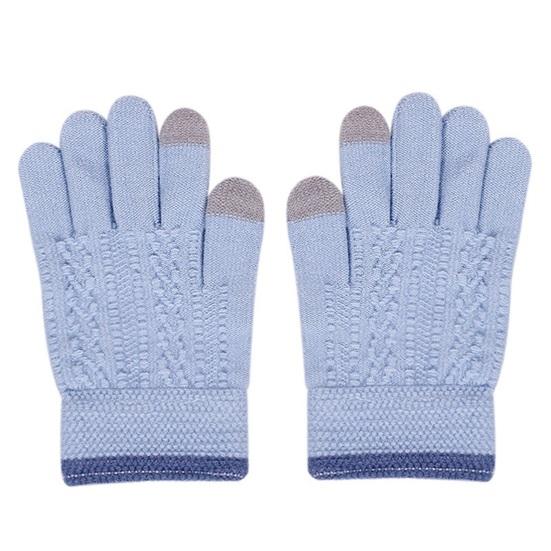 Набор из 3 предметов: детская шапка, шарф, перчатки, однотонный, с текстурой «косичка», украшение плюшевым помпоном, шапка, длинный шарф, перчатки, эластичные зимние аксессуары