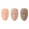3 шт. 5D Tattoo Practice Skin Head Silicone Реалистичный полуперманентный микроблейдинг Обучение татуировке