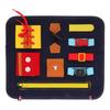 Toddler Busy Board Cultivate Concentration Color Cognition Sensory Board for Fine Motor Skill Autist