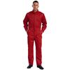 Mens Pure Cotton Jumpsuit Stand Collar Design Long Sleeve Front Zip Overalls Work Uniform Coveralls