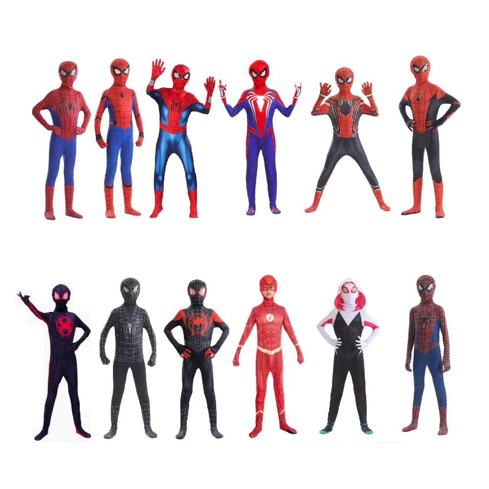 ‑selling Superhero Zentai Cosplay Suit Theme Outfit Halloween Party Costume Collectible Holiday Gift For Cos Fans